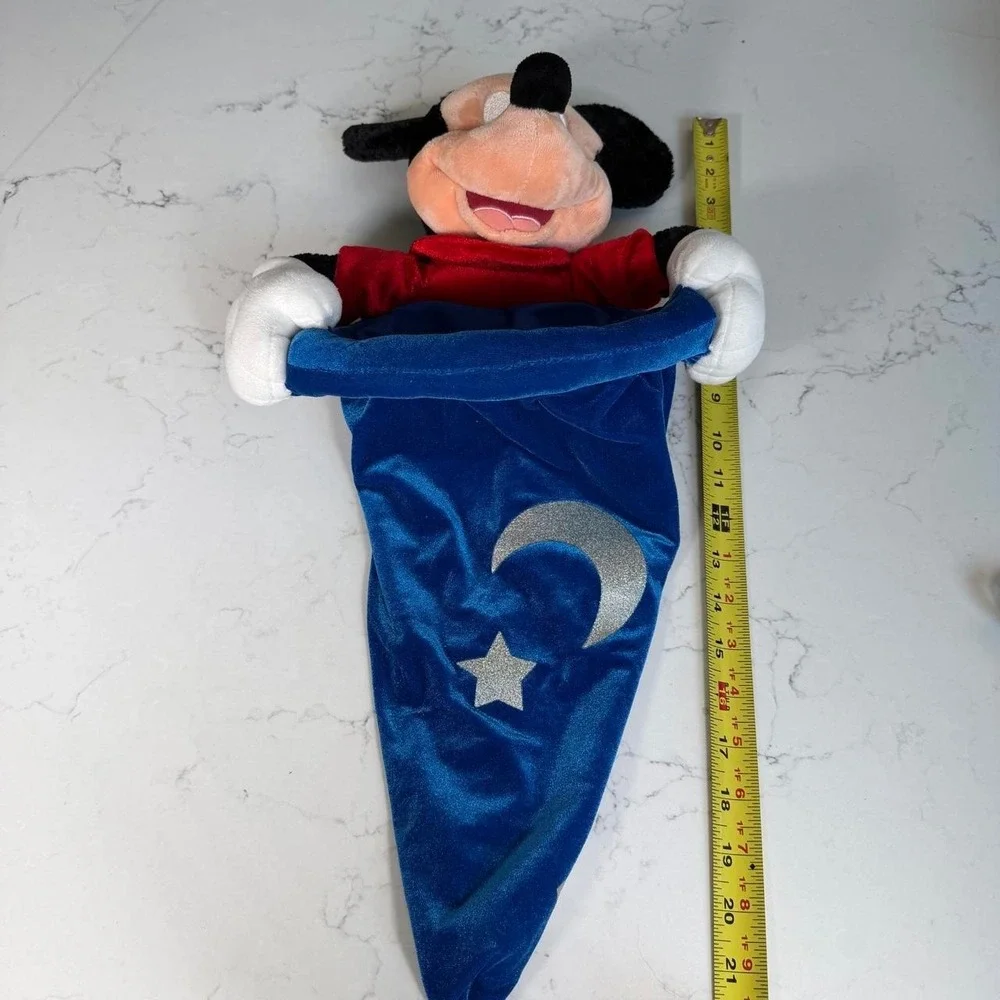 Vintage Disney Sorcerer Mickey Mouse Plush Christmas Stocking Walt Disney World